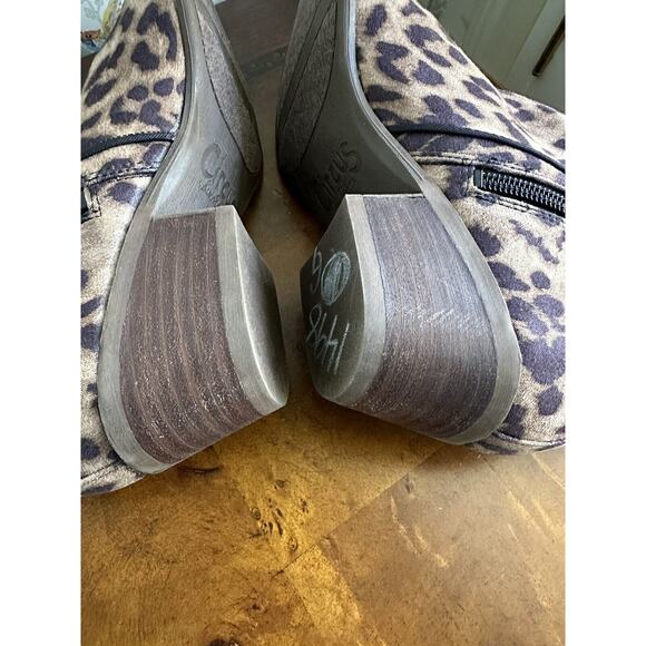 Circus Sam Edelman Womens Leopard Print Ankle Booties Boots Size 6 Multicolor - Picture 8 of 10